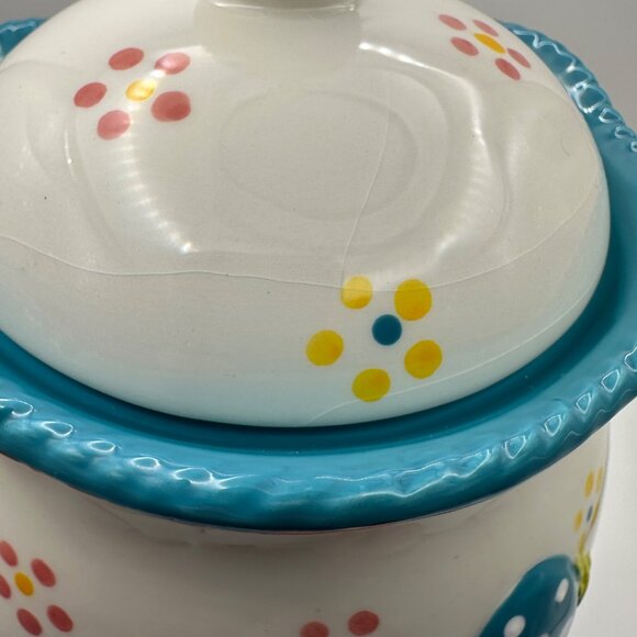 Temp-tations by Tara retired “Old World” 10” Easter Bunny cookie jar crazing - Picture 7 of 12